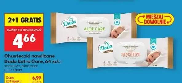 Chusteczki nawilżane Extra Care sensitive