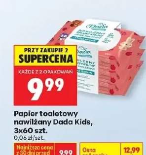 Papier toaletowy nawilżany Dada Kids