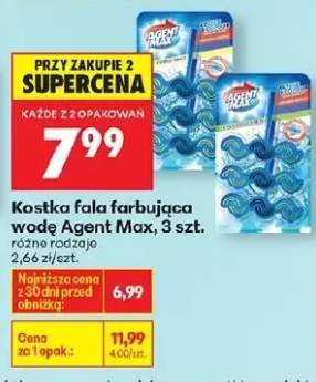 Kostka fala farbująca wodę różne rodzaje