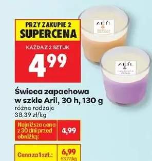 Świeca zapachowa w szkle różne rodzaje