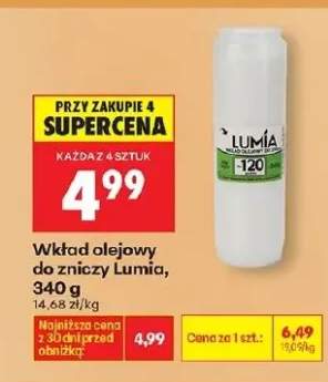 Wkład olejowy do zniczy