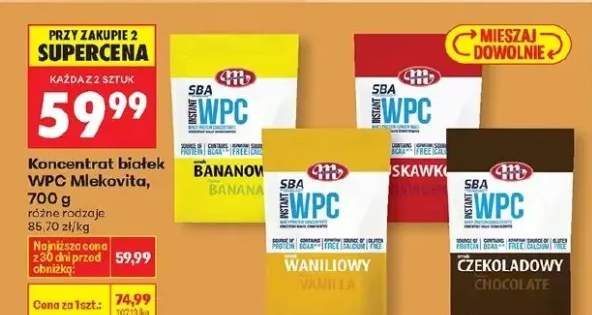 Koncentrat białek WPC bananowy