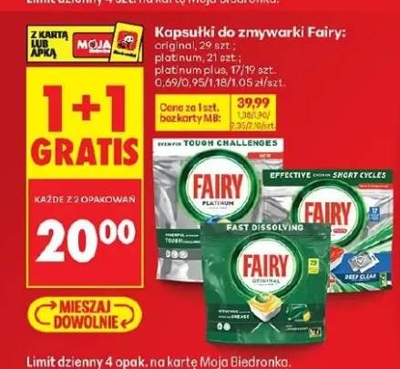 Kapsułki do zmywarki original