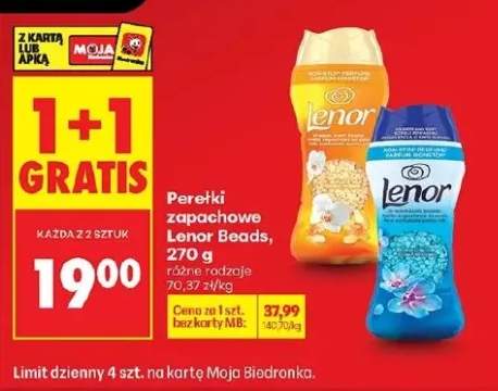 Perełki zapachowe Lenor Beads różne rodzaje