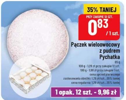 pączek z pudrem