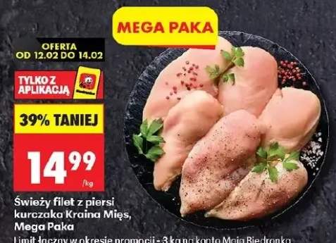 Świeży filet z piersi kurczaka, mega paka