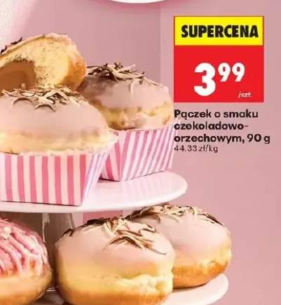 Pączek o smaku czekoladowo-orzechowym