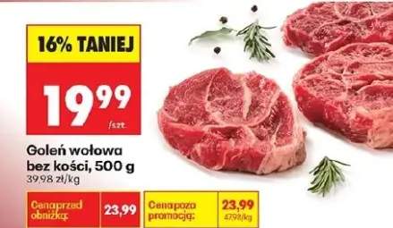 Goleń wołowa bez kości