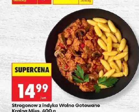 Strogonow z indyka wolno gotowane