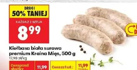 Kiełbasa biała surowa premium