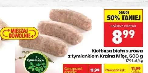 Kiełbasa biała surowa z tymiankiem