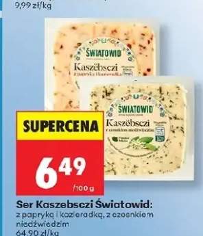 Ser Kaszëbsczi z papryką i kozieradką, z czosnkiem niedźwiedzim