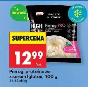Pierogi proteinowe z serem