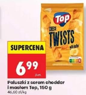 Paluszki z serem cheddar i masłem