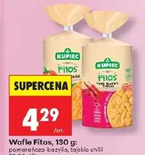 Wafle Fitos pomarańcza-bazylia