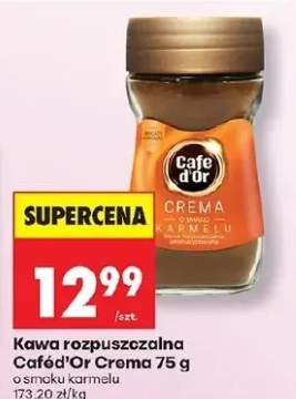 Kawa rozpuszczalna crema o smaku karmelu
