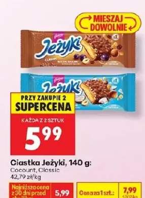 Ciastka Jeżyki Cocount