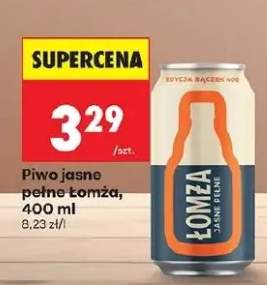 Piwo jasne pełne łomża