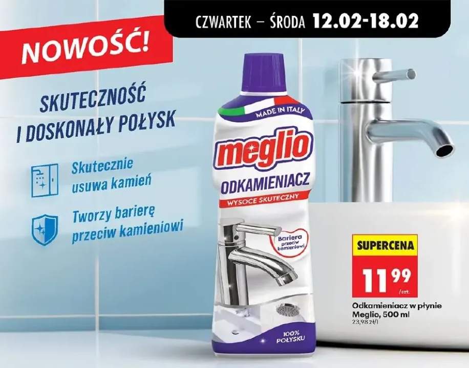 Odkamieniacz w płynie
