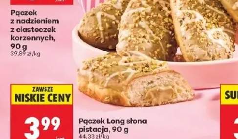 Pączek Long słona pistacja