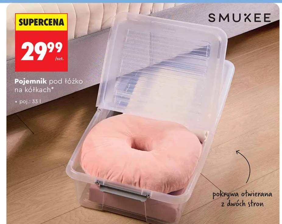 Pojemnik pod łóżko na kółkach