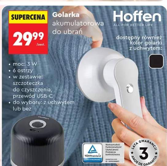 Golarka akumulatorowa do ubrań