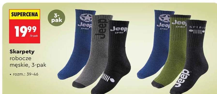 Skarpety robocze męskie 3-pak