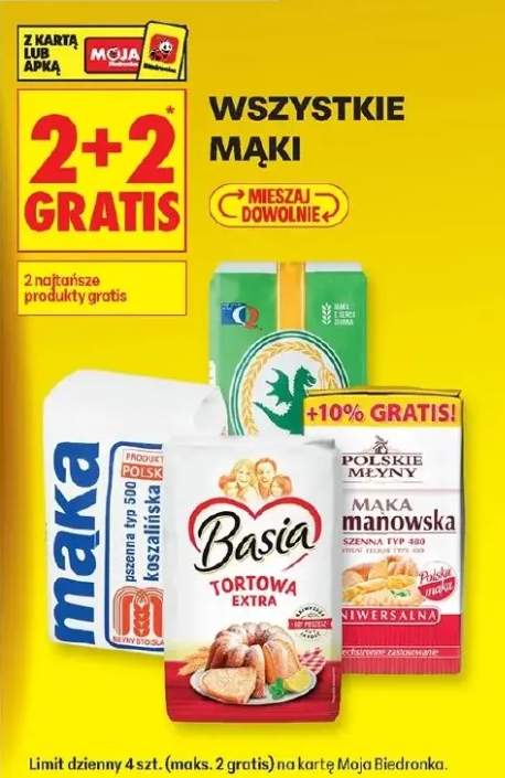 Wszystkie mąki 2+2 GRATIS