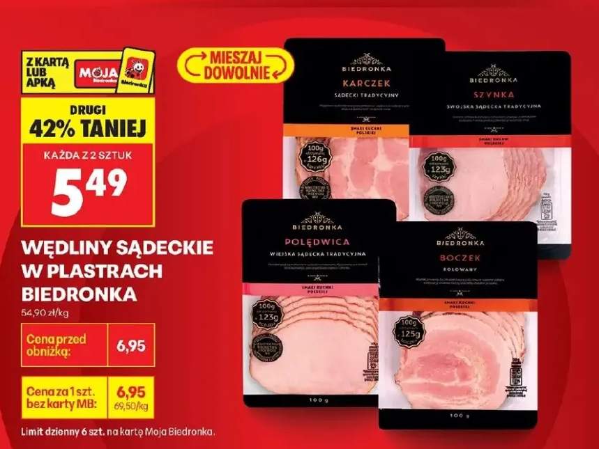 Wędlina sądecka w plastrach