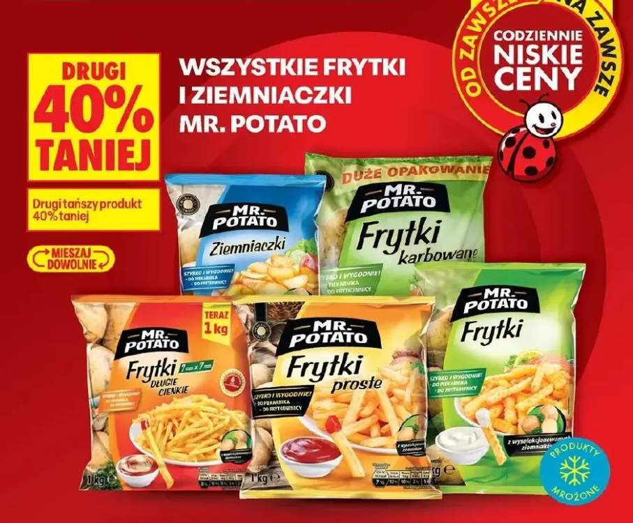 Frytki wszystkie rodzaje