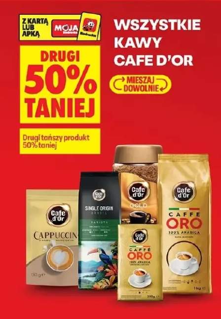 Wszystkie kawy Cafe D'Or DRUGA -50%