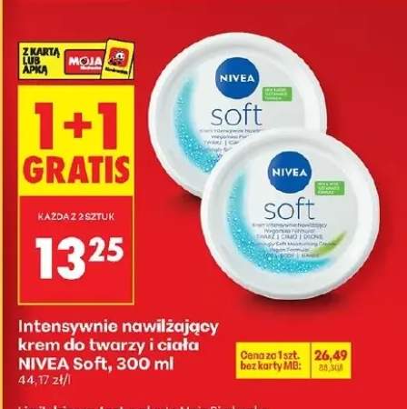 Krem intensywnie nawilżający do twarzy i ciała Soft