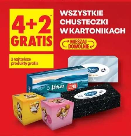 Chusteczki higieniczne w kartonikach