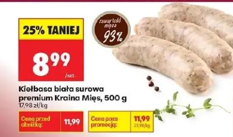 Kiełbasa biała surowa premium