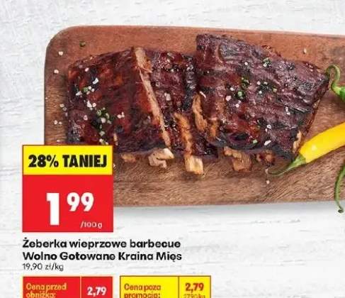 Żeberka wieprzowe barbecue