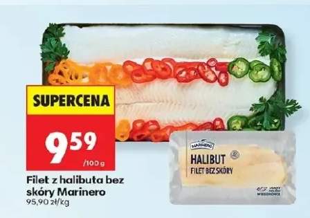 Filet z halibuta bez skóry