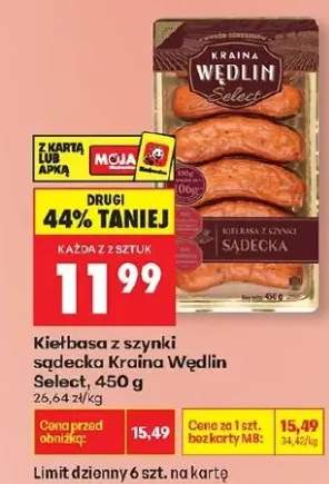 Kiełbasa z szynki sądecka Select