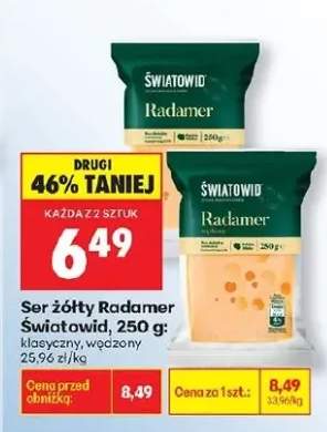 Ser żółty Radamer klasyczny, wędzony