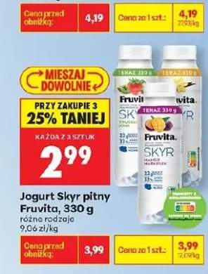 Jogurt Skyr pitny różne rodzaje