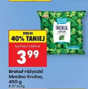 Brokuł różyczki mrożony