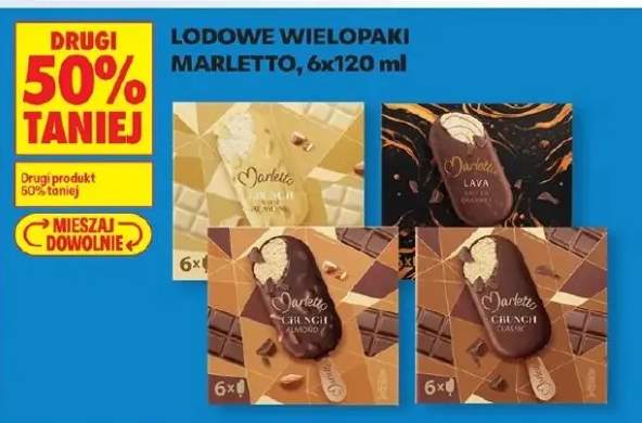 Lody wielopaki Vanilla White
