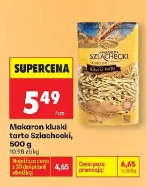 Makaron kluski tarte