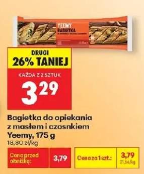 Bagietka do opiekania z masłem i czosnkiem