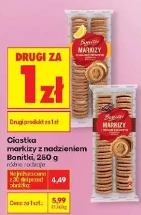 Ciastka markizy z nadzieniem różne rodzaje