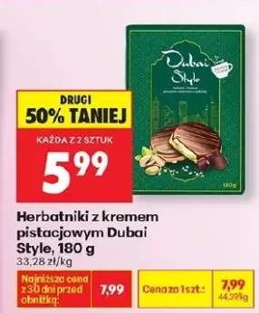 Herbatniki z kremem pistacjowym