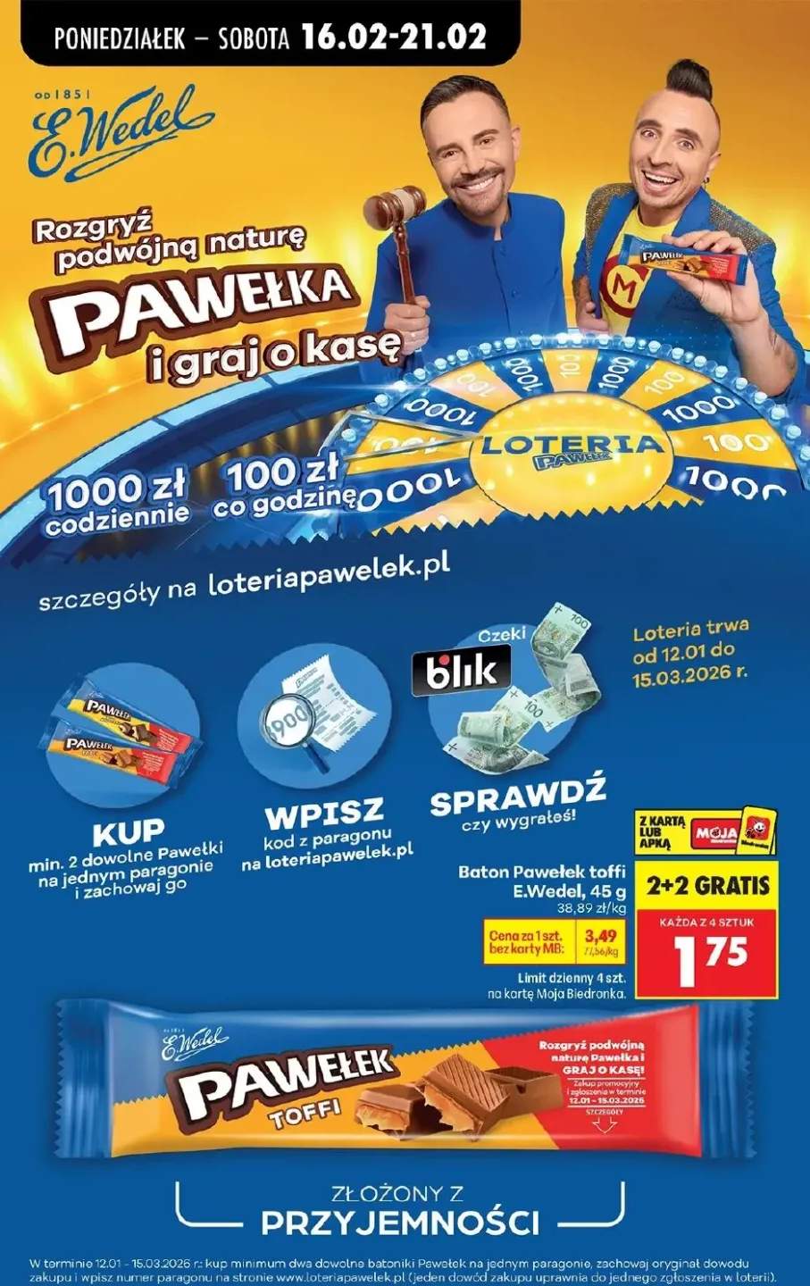 Baton Pawełek 2+2 GRATIS
