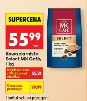 Kawa ziarnista Select intensywna aromatyczna