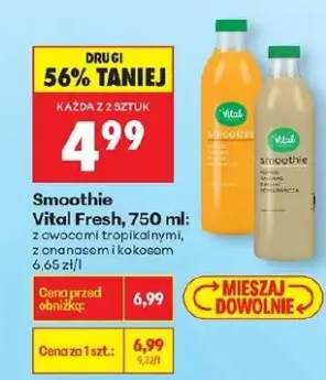 Smoothie z owocami tropikalnymi