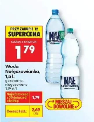 Woda Nałęczowianka gazowana 1.5l