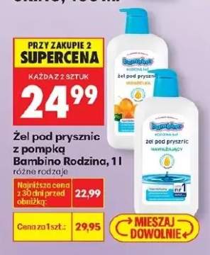 Żel pod prysznic z pompką różne rodzaje